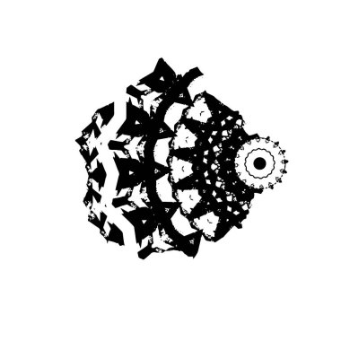 Beyaz arka planda siyah mürekkep fırça sıyrık