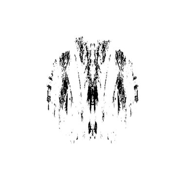 Beyaz arka planda siyah nokta. grunge soyut el boyaması ögesi 