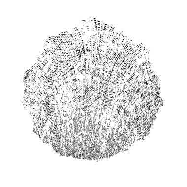 Beyaz arka planda soyut siyah beyaz şekil. Vektör illüstrasyonu  