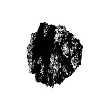 Beyaz arka planda soyut siyah beyaz şekil. Vektör illüstrasyonu  