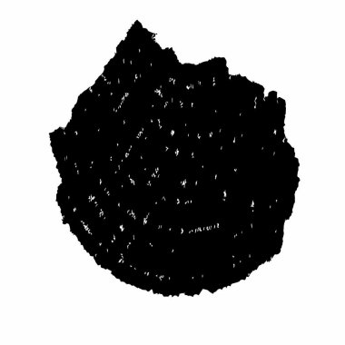 Beyaz arkaplanda soyut grunge siyah nokta, vektör illüstrasyonu