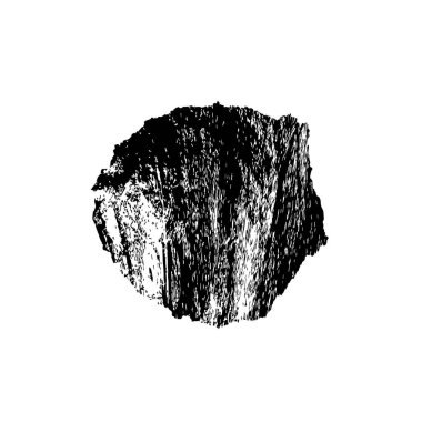 Beyaz arka planda soyut siyah beyaz şekil. Vektör illüstrasyonu  