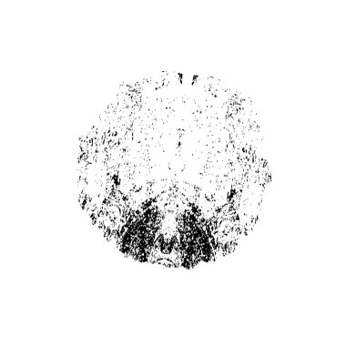 Beyaz arka planda soyut siyah beyaz şekil. Vektör illüstrasyonu  