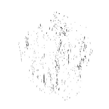 Beyaz arka planda siyah nokta. grunge soyut el boyaması ögesi 