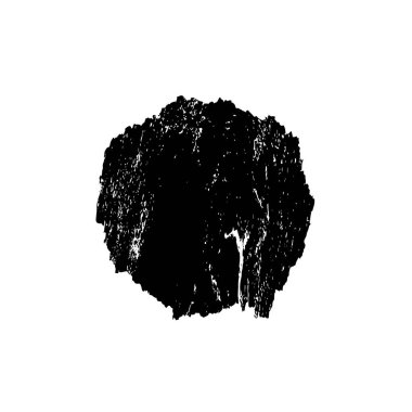 Beyaz arka planda soyut siyah beyaz şekil. Vektör illüstrasyonu  