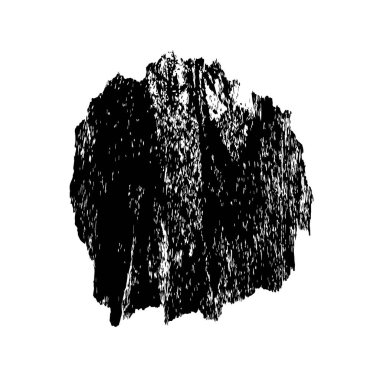 Beyaz arka planda siyah nokta. grunge soyut el boyaması ögesi 