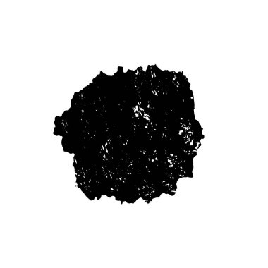 Beyaz arka planda soyut siyah beyaz şekil. Vektör illüstrasyonu  