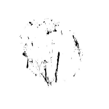 Beyaz arka planda soyut siyah beyaz şekil. Vektör illüstrasyonu  