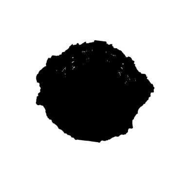 Beyaz arka planda soyut siyah beyaz şekil. Vektör illüstrasyonu  