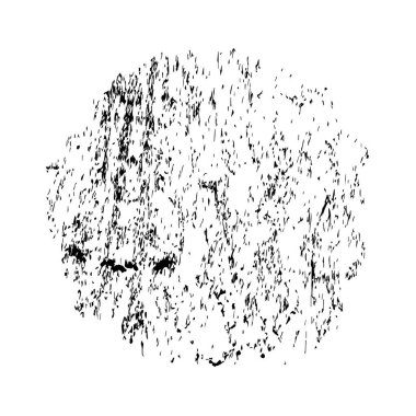 Siyah mürekkep lekesi beyaz arkaplanda izole edildi