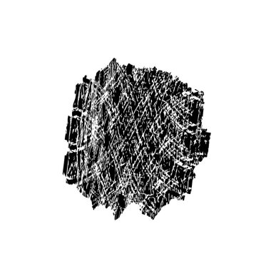 Beyaz arkaplanda siyah grunge mürekkep fırçası darbeleri. 