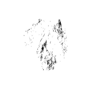 Beyaz arka planda soyut siyah beyaz şekil. Vektör illüstrasyonu  