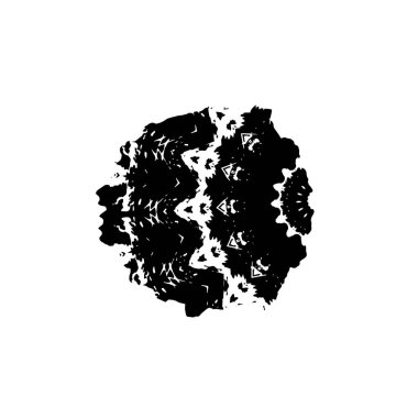 Beyaz arkaplanda soyut şekil. Vektör illüstrasyonu  