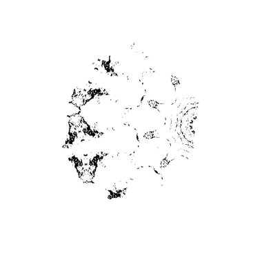 Beyaz arkaplanda soyut şekil. Vektör illüstrasyonu  