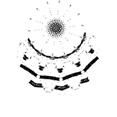 siyah ve beyaz grunge soyut arka plan. vektör illüstrasyonu.         