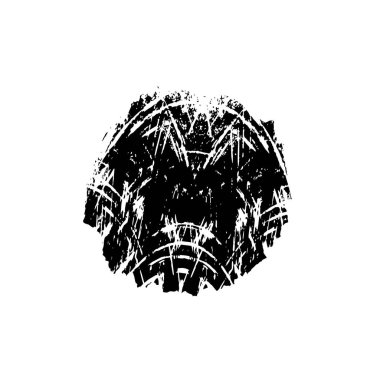 siyah ve beyaz grunge soyut arka plan. vektör illüstrasyonu.         