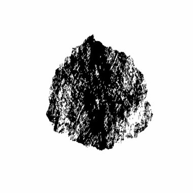 Beyaz arkaplanda soyut grunge siyah nokta, vektör illüstrasyonu