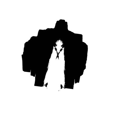 Grunge dokusu. siyah ve beyaz kaba arkaplan. 