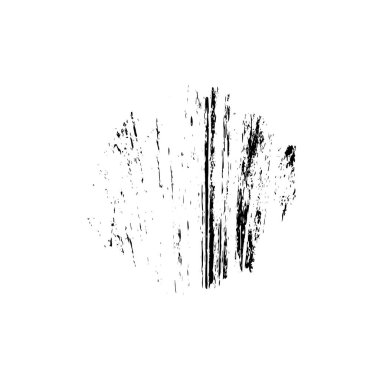 Beyaz arkaplanda soyut grunge siyah nokta izole