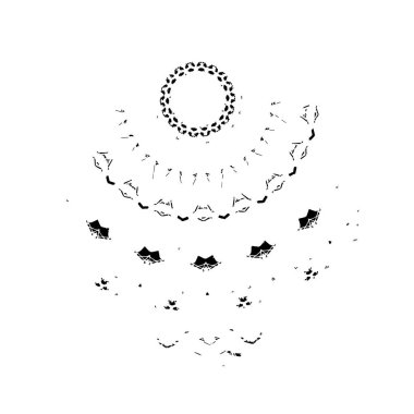 Grunge dokusu. siyah ve beyaz kaba arkaplan. 