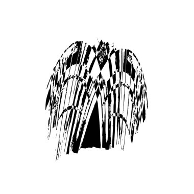 Grunge dokusu. siyah ve beyaz kaba arkaplan. 