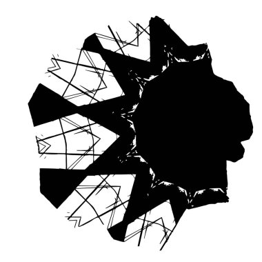 Grunge dokusu. siyah ve beyaz kaba arkaplan. 