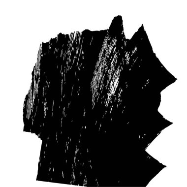 Beyaz arkaplanda soyut grunge siyah nokta, vektör illüstrasyonu