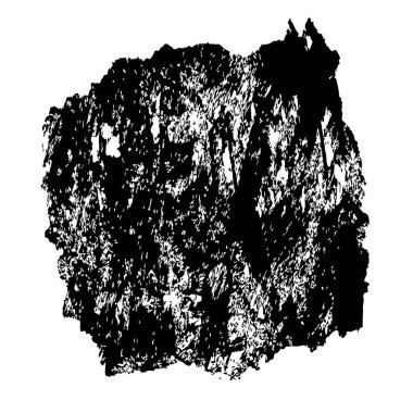 Beyaz arkaplanda soyut grunge siyah nokta, vektör illüstrasyonu