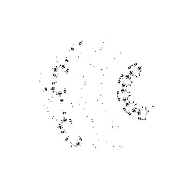 Grunge mürekkep sıçramasının basit illüstrasyonu