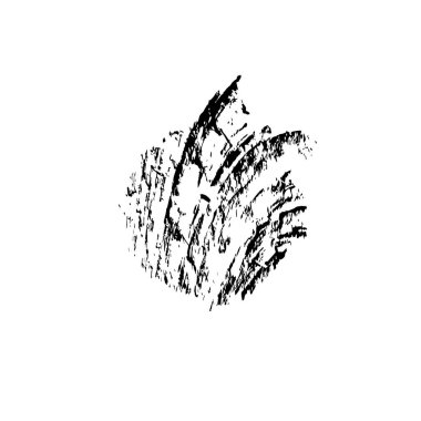 Grunge mürekkep sıçramasının basit illüstrasyonu