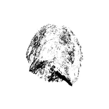 Grunge mürekkep sıçramasının basit illüstrasyonu