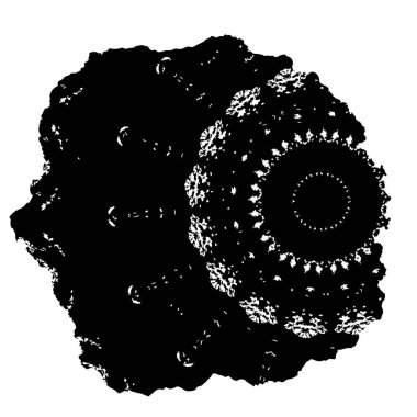 Grunge mürekkep sıçramasının basit illüstrasyonu