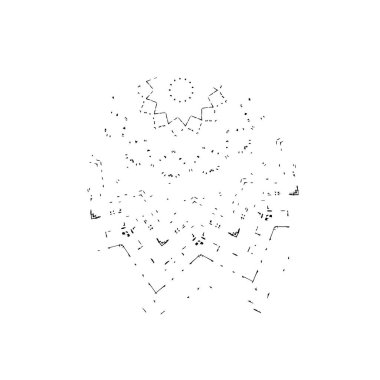 Grunge dokusu. siyah ve beyaz kaba arkaplan. 