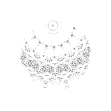 Grunge dokusu. siyah ve beyaz kaba arkaplan. 