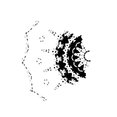 siyah ve beyaz grunge yaratıcı arka plan