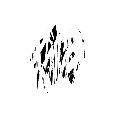grunge siyah fırça darbesi, vektör arkaplan