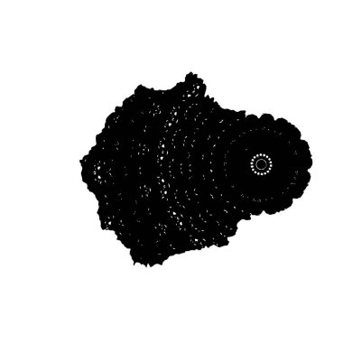 Grunge mürekkep sıçramasının basit illüstrasyonu