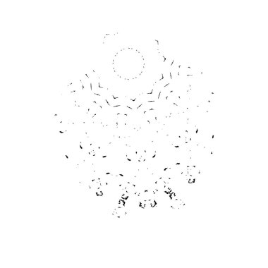 Grunge mürekkep sıçramasının basit illüstrasyonu