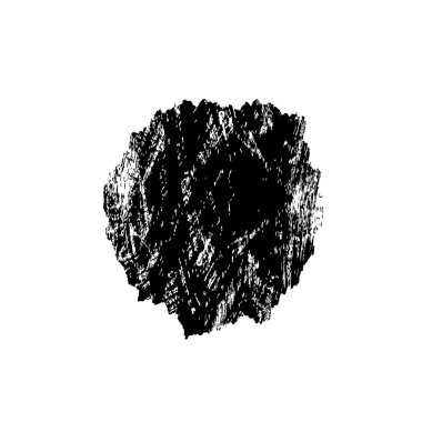 Grunge mürekkep sıçramasının basit illüstrasyonu