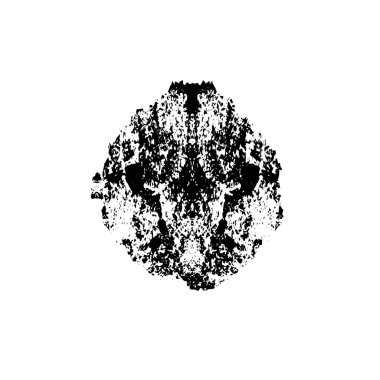 Grunge mürekkep sıçramasının basit illüstrasyonu