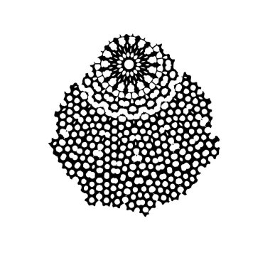 Grunge mürekkep sıçramasının basit illüstrasyonu