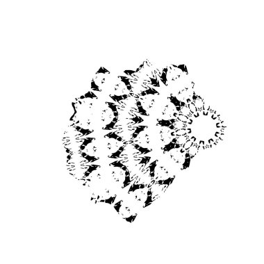 Grunge mürekkep sıçramasının basit illüstrasyonu