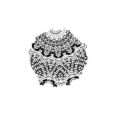 Grunge mürekkep sıçramasının basit illüstrasyonu