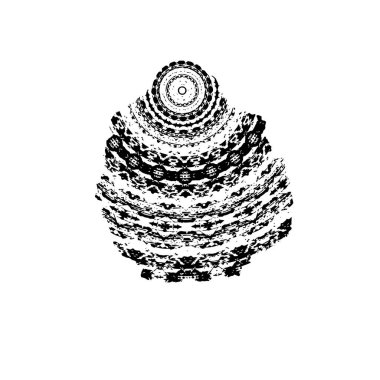 Grunge mürekkep sıçramasının basit illüstrasyonu