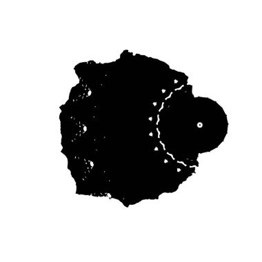 Grunge mürekkep sıçramasının basit illüstrasyonu