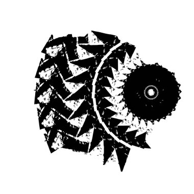 Grunge dokusu. siyah ve beyaz kaba arkaplan. 