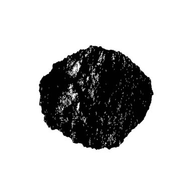 Beyaz arkaplanda soyut grunge siyah nokta, vektör illüstrasyonu