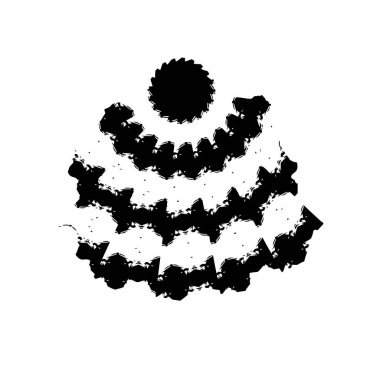 Grunge dokusu. siyah ve beyaz kaba arkaplan. 