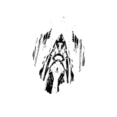 soyut grunge fırça mürekkebi desenli el çizimi arkaplan