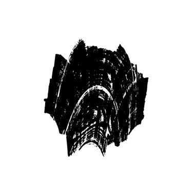 Grunge mürekkep sıçramasının basit illüstrasyonu